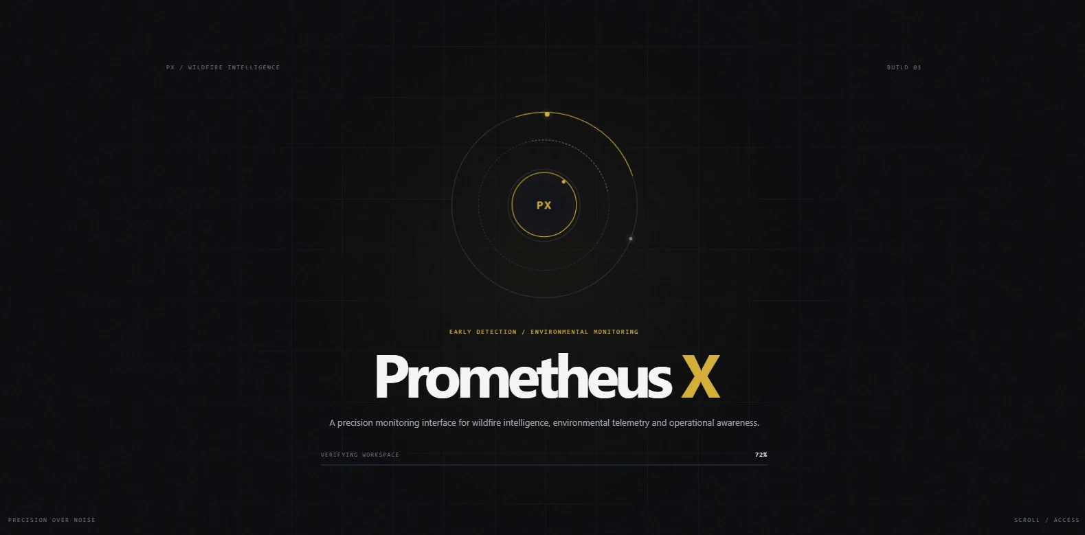 Prometheus X loading interface